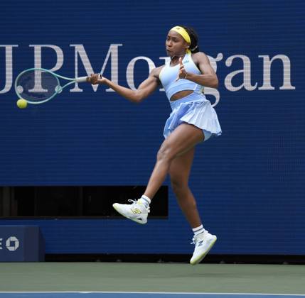 August 26,2024: CoCo Gauff (USA) defeated Varvara Gracheva 6-2, 6-0, at the US Open being played at Billie Jean King National Tennis Center in Flushing, Queens, NY. Ã‚ CSM Flushing, Queens USA - ZUMAc04_ 20240826_zma_c04_024 Copyright: xGracexSchultzx