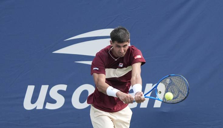 August 26,2024: Alexei Popyrin (AUS) defeated Soonwoo Kwon (KOR) 7-5, 6-2, 6-3, at the US Open being played at Billie Jean King National Tennis Center in Flushing, Queens, NY. Ã‚ CSM Flushing, Queens USA - ZUMAc04_ 20240826_zma_c04_033 Copyright: xGracexSchultzx
