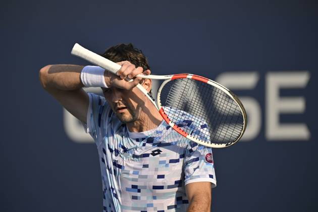 Tennis : Us Open 2024 - Sebastian Ofner - Autriche Tennis :Us Open 2024 - Usa 26 08 2024 ChrysleneCaillaud Panoramic 