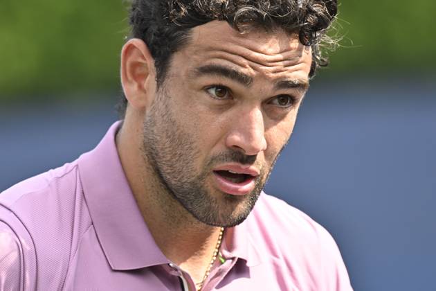 Tennis : Us Open 2024 - Matteo Berrettini - Italia Tennis :Us Open 2024 - Usa 26 08 2024 ChrysleneCaillaud Panoramic 