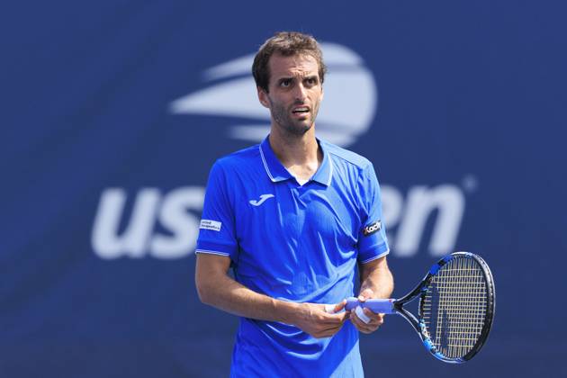 August 26, 2024, Flushing Meadows, New York, USA: Albert Ramos-Vinolas during Day 1 of his match against Matteo Berrettini in the 2024 US Open held at the USTA Billie Jean King National Tennis Center on MondayAugust 26, 2024 in the Flushing neighborhood of the Queens borough of New York City. JAVIER ROJAS PI Flushing Meadows USA - ZUMAp124 20240826_zaa_p124_007 Copyright: xJavierxRojasx