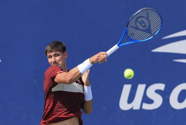August 26, 2024, Flushing Meadows, New York, USA: Alexei Popyrin during Day 1 of his match against Soonwoo Kwon in the 2024 US Open held at the USTA Billie Jean King National Tennis Center on MondayAugust 26, 2024 in the Flushing neighborhood of the Queens borough of New York City. JAVIER ROJAS PI Flushing Meadows USA - ZUMAp124 20240826_zaa_p124_022 Copyright: xJavierxRojasx