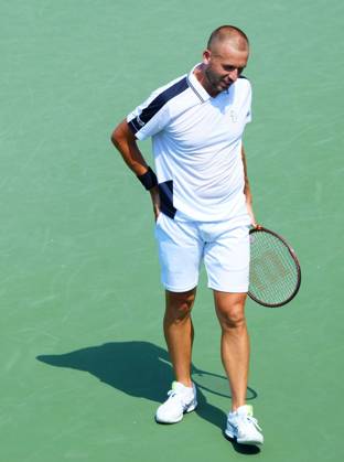 Dan Evans in first round action US Open Championships 2024, Day Two, Flushing Meadows, New York, USA - 27 Aug 2024  Copyright: xJavierxGarcia Shutterstockx 14664795x