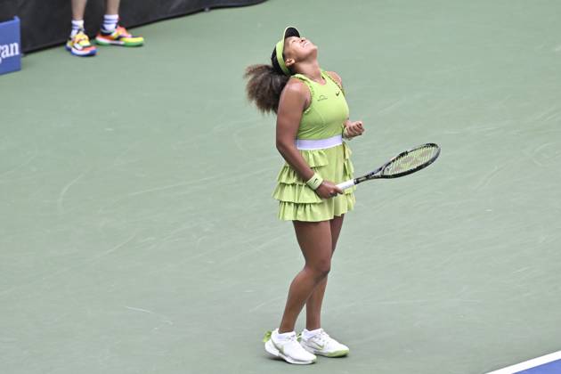 Tennis : Us Open 2024 - Naomi Osaka - Japon Tennis :Us Open 2024 - Usa - 27 08 2024 ChrysleneCaillaud Panoramic 
