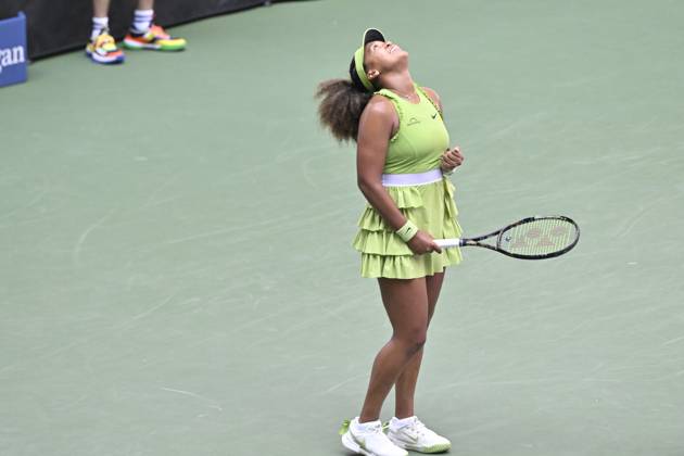 Tennis : Us Open 2024 - Naomi Osaka - Japon Tennis :Us Open 2024 - Usa - 27 08 2024 ChrysleneCaillaud Panoramic 
