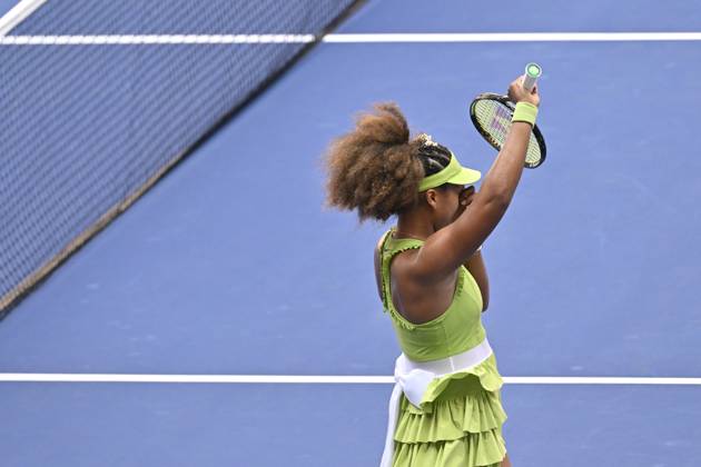 Tennis : Us Open 2024 - Naomi Osaka - Japon Tennis :Us Open 2024 - Usa - 27 08 2024 ChrysleneCaillaud Panoramic 