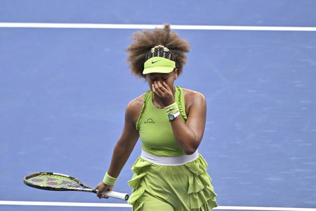 Sport Bilder des Tages Tennis : Us Open 2024 - Naomi Osaka - Japon Tennis :Us Open 2024 - Usa - 27 08 2024 ChrysleneCaillaud Panoramic 