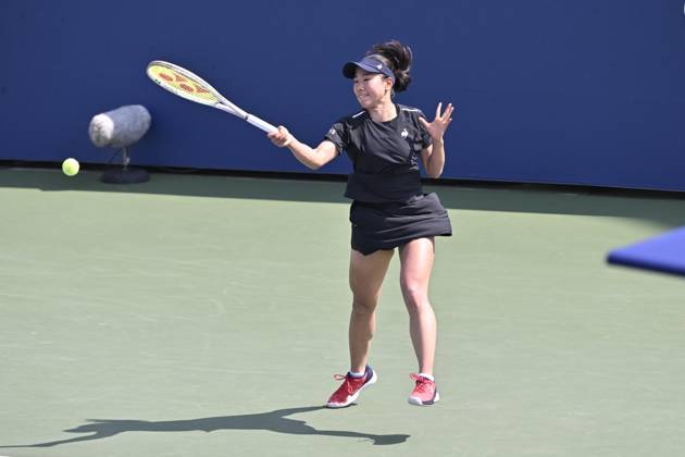 Tennis : Us Open 2024 - Hibino - Japon Tennis :Us Open 2024 - Usa - 27 08 2024 ChrysleneCaillaud Panoramic 