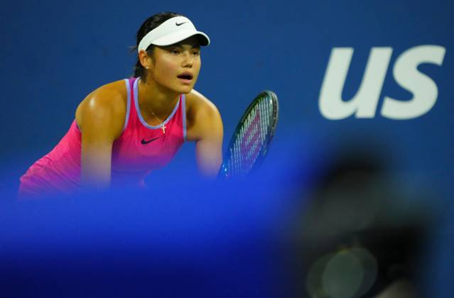 Emma Raducanu during her first round defeat US Open Championships 2024, Day Two, Flushing Meadows, New York, USA - 27 Aug 2024  Copyright: xJavierxGarcia Shutterstockx 14664795gk