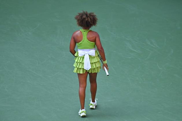 US Open - First Round Naomi Osaka (JPN) during her first round match at the 2024 US Open at Billie Jean National Tennis Center in New York City, NY, USA, on August 27, 2024. Photo by Corinne Dubreuil ABACAPRESS.COM New York City NY United States  Copyright: xDubreuilxCorinne ABACAx