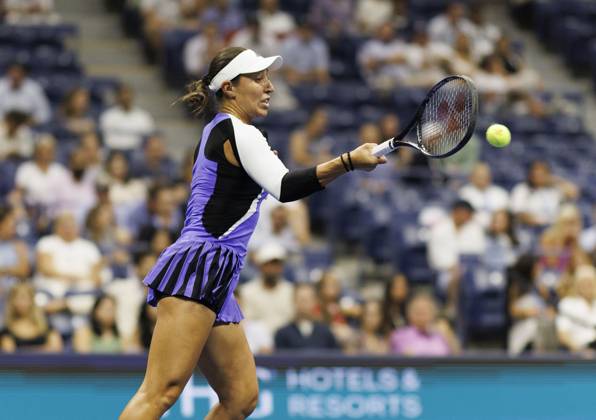 August 27, 2024, Flushing Meadows, New York, USA: Jessica Pegula during Day 2 of her match against Shelby Rogers in the 2024 US Open held at the USTA Billie Jean King National Tennis Center on MondayAugust 26, 2024 in the Flushing neighborhood of the Queens borough of New York City. JAVIER ROJAS PI Flushing Meadows USA - ZUMAp124 20240827_zaa_p124_109 Copyright: xJavierxRojasx