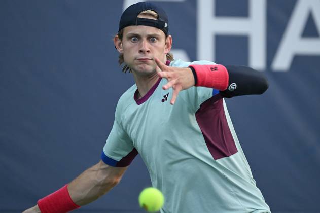 Zizou Bergs of Belgium plays against Pavel Kotov of Russia during their Men s Singles round one of the U.S. Open tennis tournament at USTA Billie Jean King National Tennis Center, New York, NY, August 27, 2024. (Photo by Anthony Behar Sipa USA) ANTHONYxBEHAR  x0757351231stx