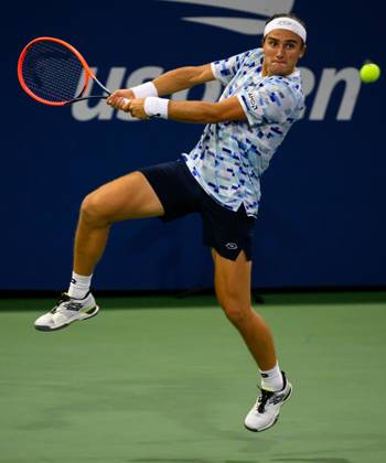 2024 US Open Tennis Championships at the USTA Billie Jean King National Tennis Centre Featuring: Mattia Bellucci Where: Queens, New York, United States When: 27 Aug 2024 Credit: David Lobel INSTARimages EDITORIAL USE ONLY. NOT FOR USE BY NEWSPAPERS BASED IN THE UK. Copyright: xDavidxLobelx instar54062277