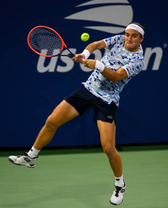 2024 US Open Tennis Championships at the USTA Billie Jean King National Tennis Centre Featuring: Mattia Bellucci Where: Queens, New York, United States When: 27 Aug 2024 Credit: David Lobel INSTARimages EDITORIAL USE ONLY. NOT FOR USE BY NEWSPAPERS BASED IN THE UK. Copyright: xDavidxLobelx instar54062278