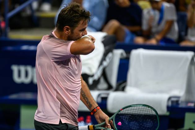 2024 US Open Tennis Championships at the USTA Billie Jean King National Tennis Centre Featuring: Stan Wawrinka Where: Queens, New York, United States When: 27 Aug 2024 Credit: David Lobel INSTARimages EDITORIAL USE ONLY. NOT FOR USE BY NEWSPAPERS BASED IN THE UK. Copyright: xDavidxLobelx instar54062281