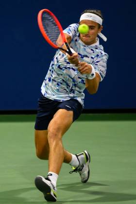 2024 US Open Tennis Championships at the USTA Billie Jean King National Tennis Centre Featuring: Mattia Bellucci Where: Queens, New York, United States When: 27 Aug 2024 Credit: David Lobel INSTARimages EDITORIAL USE ONLY. NOT FOR USE BY NEWSPAPERS BASED IN THE UK. Copyright: xDavidxLobelx instar54062284