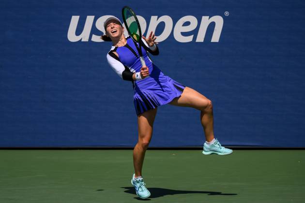 2024 US Open Tennis Championships at the USTA Billie Jean King National Tennis Centre Featuring: Katie Volynets Where: Queens, New York, United States When: 27 Aug 2024 Credit: David Lobel INSTARimages EDITORIAL USE ONLY. NOT FOR USE BY NEWSPAPERS BASED IN THE UK. Copyright: xDavidxLobelx instar54062236