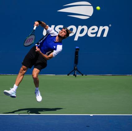 2024 US Open Tennis Championships at the USTA Billie Jean King National Tennis Centre Featuring: Stefanos Tsitsipas Where: Queens, New York, United States When: 27 Aug 2024 Credit: David Lobel INSTARimages EDITORIAL USE ONLY. NOT FOR USE BY NEWSPAPERS BASED IN THE UK. Copyright: xDavidxLobelx instar54062238