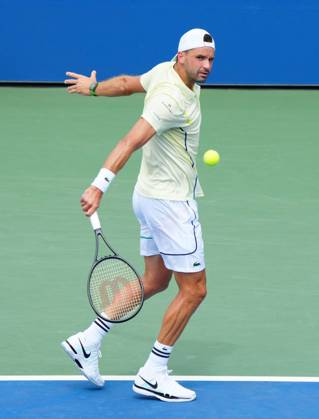 Grigor Dimitrov in second round action US Open Championships 2024, Day Three, Flushing Meadows, New York, USA - 28 Aug 2024  Copyright: xJavierxGarcia Shutterstockx 14664827a