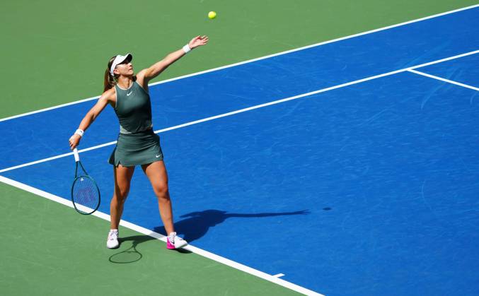 Paula Badosa in second round action US Open Championships 2024, Day Three, Flushing Meadows, New York, USA - 28 Aug 2024  Copyright: xJavierxGarcia Shutterstockx 14664827f