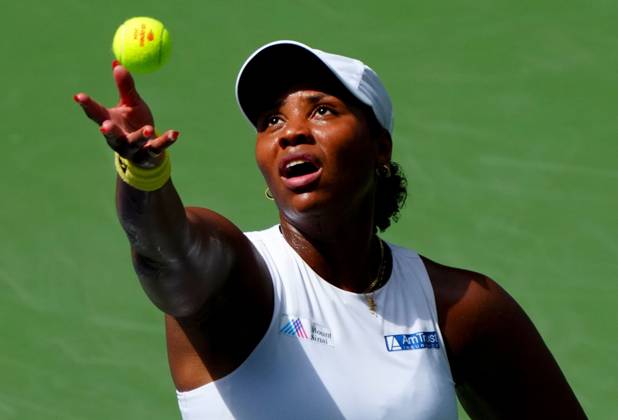Taylor Townsend in second round action US Open Championships 2024, Day Three, Flushing Meadows, New York, USA - 28 Aug 2024  Copyright: xJavierxGarcia Shutterstockx 14664827l