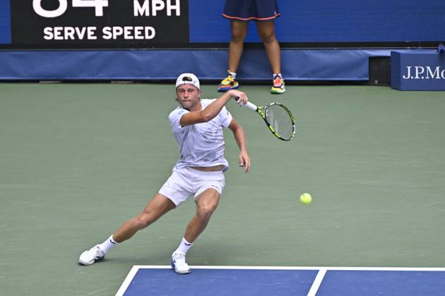 Tennis : Us Open 2024 - Alexandre Muller - France Tennis :Us Open 2024 - Usa - 28 08 2024 ChrysleneCaillaud Panoramic 