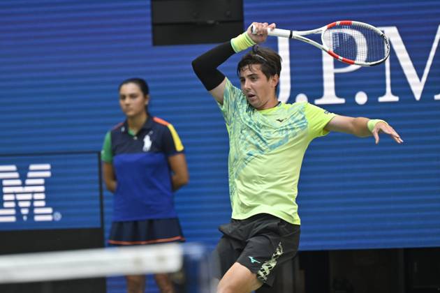 Tennis : Us Open 2024 - Alexander Shevchenko - Kazakthan Tennis :Us Open 2024 - Usa - 28 08 2024 ChrysleneCaillaud Panoramic 