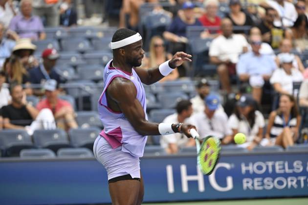 Tennis : Us Open 2024 - Frances Tiafoe - Usa Tennis :Us Open 2024 - Usa - 28 08 2024 ChrysleneCaillaud Panoramic 