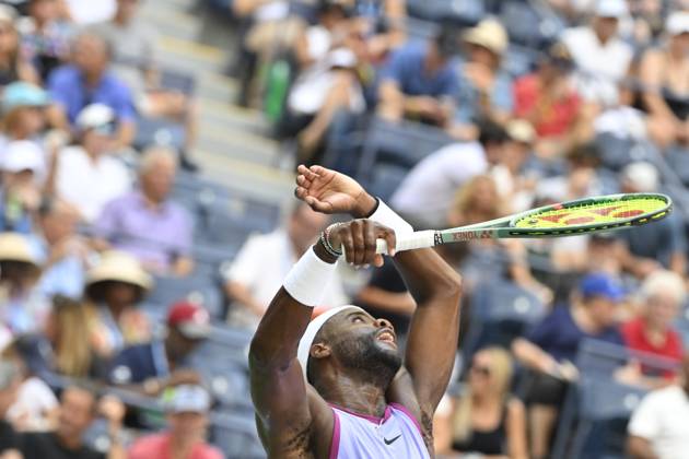 Tennis : Us Open 2024 - Frances Tiafoe - Usa Tennis :Us Open 2024 - Usa - 28 08 2024 ChrysleneCaillaud Panoramic 