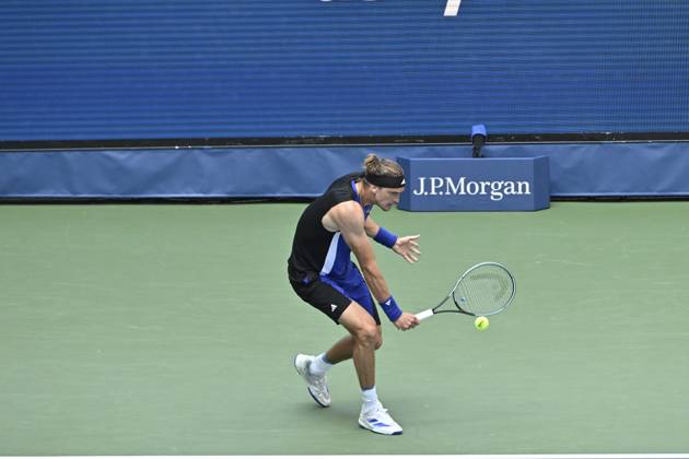 Tennis : Us Open 2024 - Alexander Zverev - Allemagne Tennis :Us Open 2024 - Usa - 28 08 2024 ChrysleneCaillaud Panoramic 