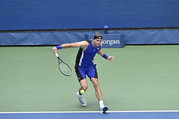 Tennis : Us Open 2024 - Alexander Zverev - Allemagne Tennis :Us Open 2024 - Usa - 28 08 2024 ChrysleneCaillaud Panoramic 