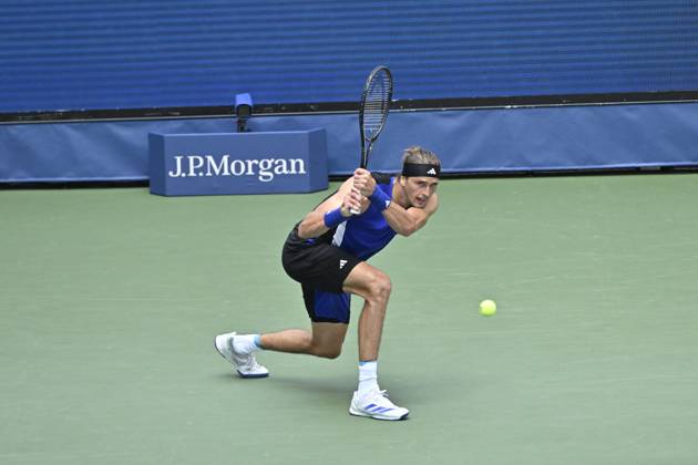 Tennis : Us Open 2024 - Alexander Zverev - Allemagne Tennis :Us Open 2024 - Usa - 28 08 2024 ChrysleneCaillaud Panoramic 