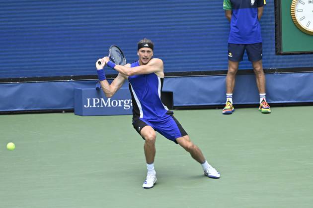 Tennis : Us Open 2024 - Alexander Zverev - Allemagne Tennis :Us Open 2024 - Usa - 28 08 2024 ChrysleneCaillaud Panoramic 