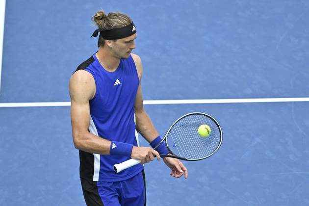 Tennis : Us Open 2024 - Alexander Zverev - Allemagne Tennis :Us Open 2024 - Usa - 28 08 2024 ChrysleneCaillaud Panoramic 