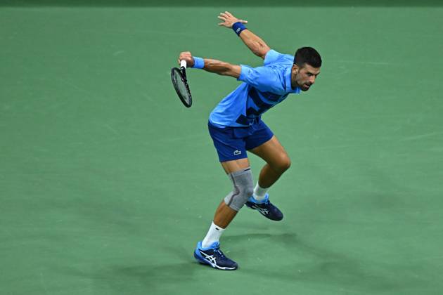 US Open - Second Round Novak Djokovic (SRB) during his second match at the 2024 US Open at Billie Jean National Tennis Center in New York City, NY, USA, on August 28, 2024. Photo by Corinne Dubreuil ABACAPRESS.COM New York City NY United States  Copyright: xDubreuilxCorinne ABACAx