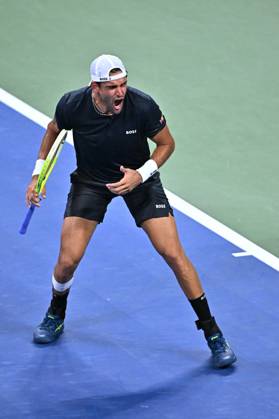 US Open - Second Round Matteo Berrettini (ITA) during his second match at the 2024 US Open at Billie Jean National Tennis Center in New York City, NY, USA, on August 28, 2024. Photo by Corinne Dubreuil ABACAPRESS.COM New York City NY United States  Copyright: xDubreuilxCorinne ABACAx