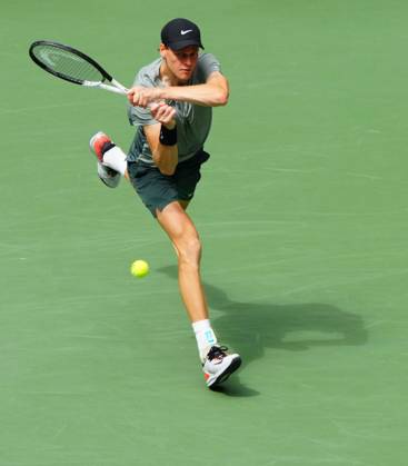Jannik Sinner in second round action US Open Championships 2024, Day Four, Flushing Meadows, New York, USA - 29 Aug 2024  Copyright: xJavierxGarcia Shutterstockx 14673163s