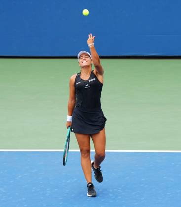 Jessica Bouzas Maneiro celebrates her win over Katie Boulter US Open Championships 2024, Day Four, Flushing Meadows, New York, USA - 29 Aug 2024  Copyright: xJavierxGarcia Shutterstockx 14673163ad
