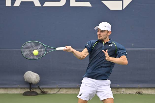Tennis : Us Open 2024 - David Goffin - Belgique Tennis :Us Open 2024 - Usa - 29 08 2024 ChrysleneCaillaud Panoramic 