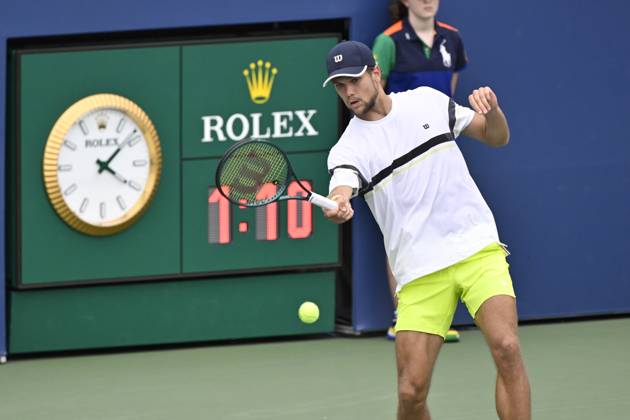 Tennis : Us Open 2024 - Virtanen - Finlande Tennis :Us Open 2024 - Usa - 29 08 2024 ChrysleneCaillaud Panoramic 