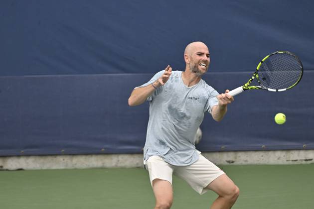 Tennis : Us Open 2024 - Adrian Mannarino - France Tennis :Us Open 2024 - Usa - 29 08 2024 ChrysleneCaillaud Panoramic 