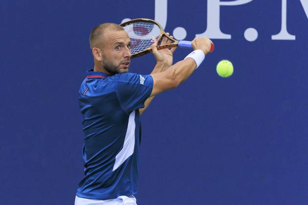 August 29, 2024, Flushing Meadows, New York, USA: Daniel Evans during Day 4 of his match against Mariano Navone in the 2024 US Open held at the USTA Billie Jean King National Tennis Center on Thursday August 29, 2024 in the Flushing neighborhood of the Queens borough of New York City. JAVIER ROJAS PI Flushing Meadows USA - ZUMAp124 20240829_zaa_p124_109 Copyright: xJavierxRojasx