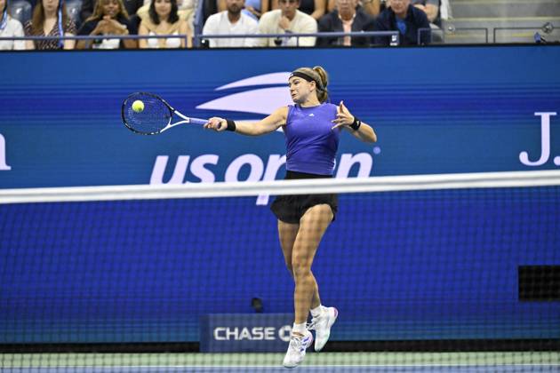 Tennis : Us Open 2024 - Karolina Muchova - Turquie Tennis :Us Open 2024 - Usa - 29 08 2024 ChrysleneCaillaud Panoramic 
