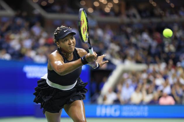 August 29, 2024, Flushing Meadows, New York, USA: Naomi Osaka during Day 4 of her match against Karolina Muchova in the 2024 US Open held at the USTA Billie Jean King National Tennis Center on Thursday August 29, 2024 in the Flushing neighborhood of the Queens borough of New York City. JAVIER ROJAS PI Flushing Meadows USA - ZUMAp124 20240829_zaa_p124_135 Copyright: xJavierxRojasx