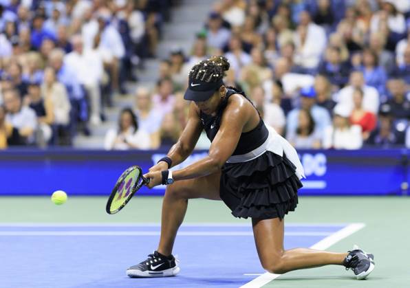 August 29, 2024, Flushing Meadows, New York, USA: Naomi Osaka during Day 4 of her match against Karolina Muchova in the 2024 US Open held at the USTA Billie Jean King National Tennis Center on Thursday August 29, 2024 in the Flushing neighborhood of the Queens borough of New York City. JAVIER ROJAS PI Flushing Meadows USA - ZUMAp124 20240829_zaa_p124_140 Copyright: xJavierxRojasx