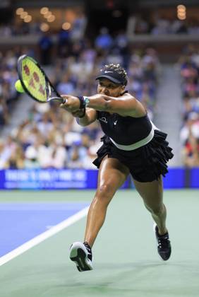 August 29, 2024, Flushing Meadows, New York, USA: Naomi Osaka during Day 4 of her match against Karolina Muchova in the 2024 US Open held at the USTA Billie Jean King National Tennis Center on Thursday August 29, 2024 in the Flushing neighborhood of the Queens borough of New York City. JAVIER ROJAS PI Flushing Meadows USA - ZUMAp124 20240829_zaa_p124_146 Copyright: xJavierxRojasx