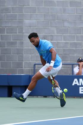 Sport Bilder des Tages Arthur Fils (Fra) at the US Open 2024 TENNIS : US Open 2024 29 08 2024 AntoineCouvercelle Panoramic 