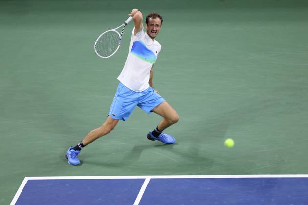 Daniil Medvedev (Rus) at the US Open 2024 TENNIS : US Open 2024 29 08 2024 AntoineCouvercelle Panoramic 