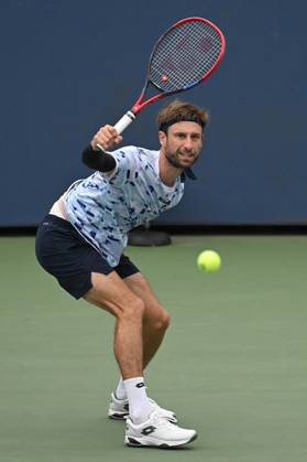 Sander Gille of Belgium, playing with doubles partner and Joran Vliegen of Belgium compete against Miomir Kecmanovic of Serbia and Roman Safiullin of Russia in the Men s Doubles: Round 1 at the 2024 U.S. Open tennis tournament at USTA Billie Jean King National Tennis Center, New York, NY, August 29, 2024. (Photo by Anthony Behar Sipa USA) ANTHONYxBEHAR  x0757900570stx