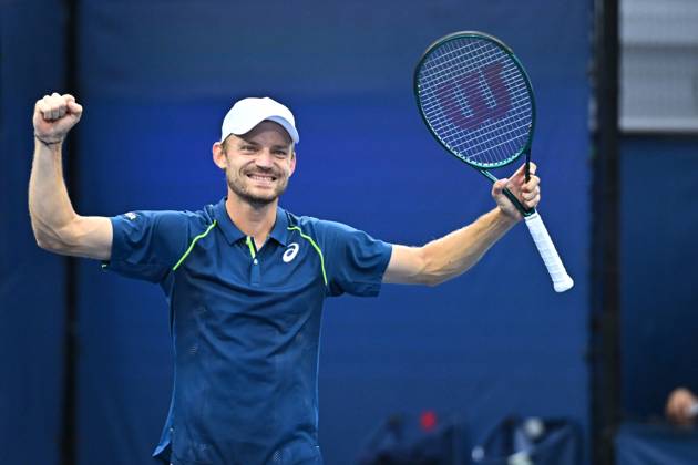 US Open - Second Round David Goffin (BEL) during his second round match at the 2024 US Open at Billie Jean National Tennis Center in New York City, NY, USA, on August 29, 2024. Photo by Corinne Dubreuil ABACAPRESS.COM New York City NY United States  Copyright: xDubreuilxCorinne ABACAx